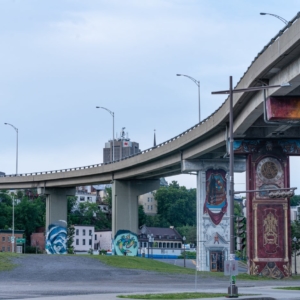 Bridge Graffiti in Quebec