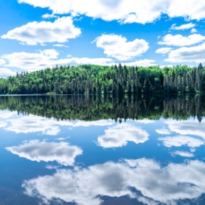 Lake Reflect in Quebec