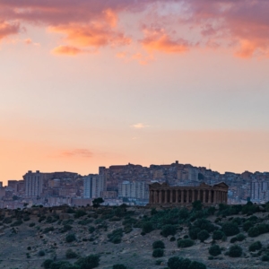 Temple Sunset in Agrigente