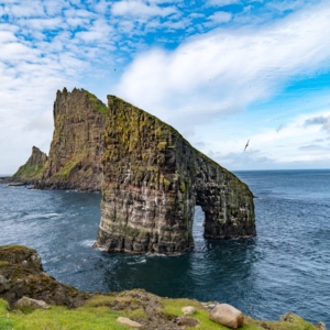 Dranganir Roc on Faroe Islands