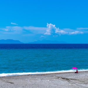 202107 Seul sur la Plage en Sicile