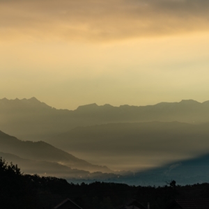 202110 Levé du Soleil sur les Alpes de Savoie